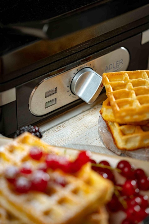 GOFROWNICA ADLER 2000W 2 CHRUPIĄCE GOFRY XXL ADLER