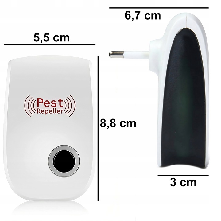 ODSTRASZACZ NA SZCZURY PAJĄKI KOMARY MRÓWKI KARALUCHY PLUSKWY MYSZY PCHŁY