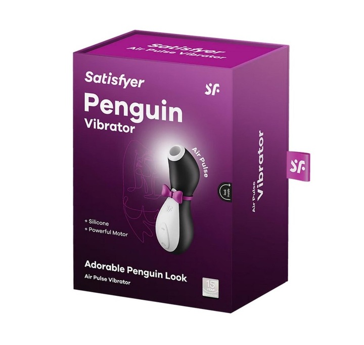 Stymulator- Satisfyer Penguin Wibrator Pingwin Masażer Powietrzny Air Pulse