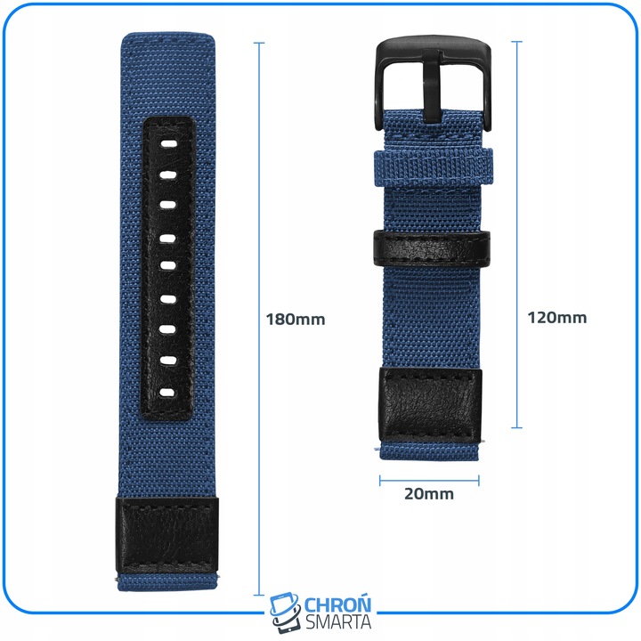 Pasek do Samsung Galaxy Watch 3 4 5 5 pro 6 40mm 44mm Classic LTE opaska