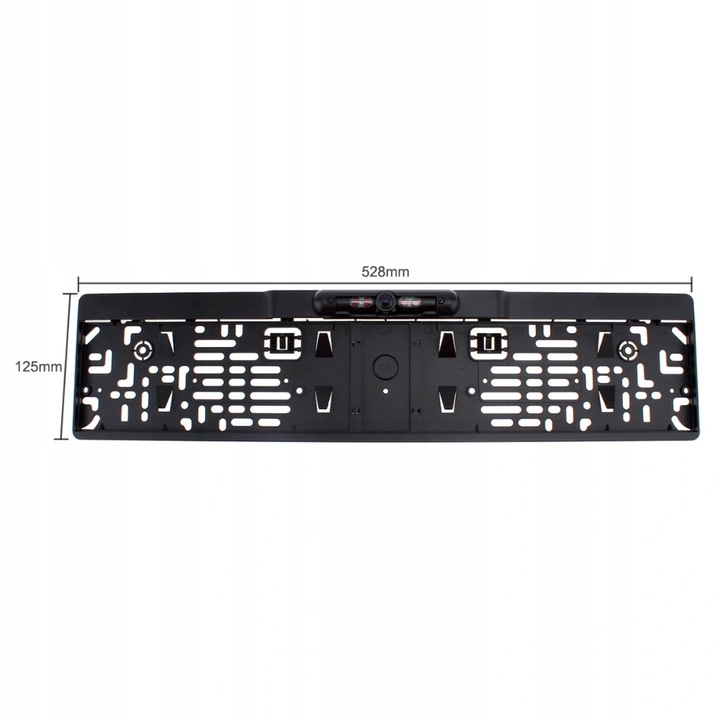 Kamera cofania w ramce tablicy rejestracyjnej IR