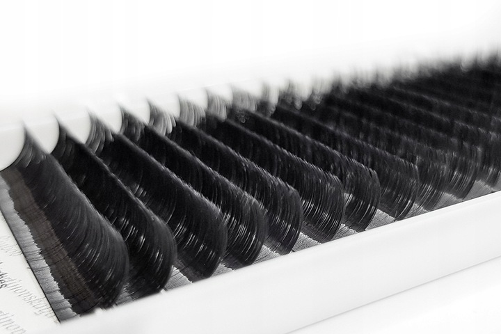 Rzęsy do przedłużania czarne PLATINUM 0.10 C 9mm