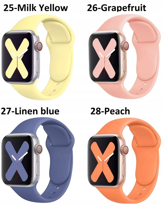 PASEK DO APPLE WATCH 2 3 4 5 6 7 8 9 SE ULTRA 2 38/40/41/42/44/45/49m Sport