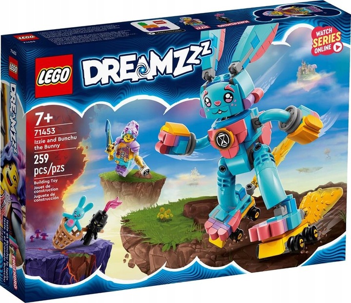 KLOCKI LEGO | DREAMZzz 71453 IZZIE KRÓLICZEK BUNCHU SUPER PRZYGODY + TORBA