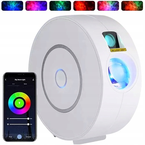 PROJEKTOR GWIAZD LAMPKA NOCNA RZUTNIK LED DO SYPIALNI DLA DZIECI NA PREZENT