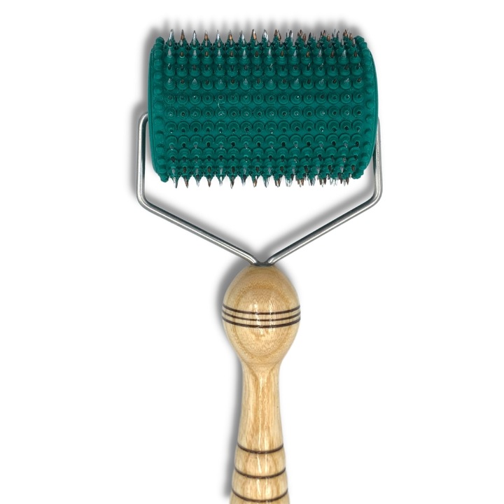 Aplikator LYAPKO WAŁEK do masażu z igłami uniwersalny ZIELONY