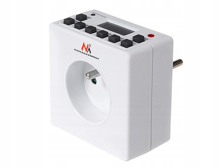 WYLACZNIK WŁĄCZNIK BOJLER PROGRAMATOR CZASOWY CYFROWY TIMER MOCNY 16A 3600W