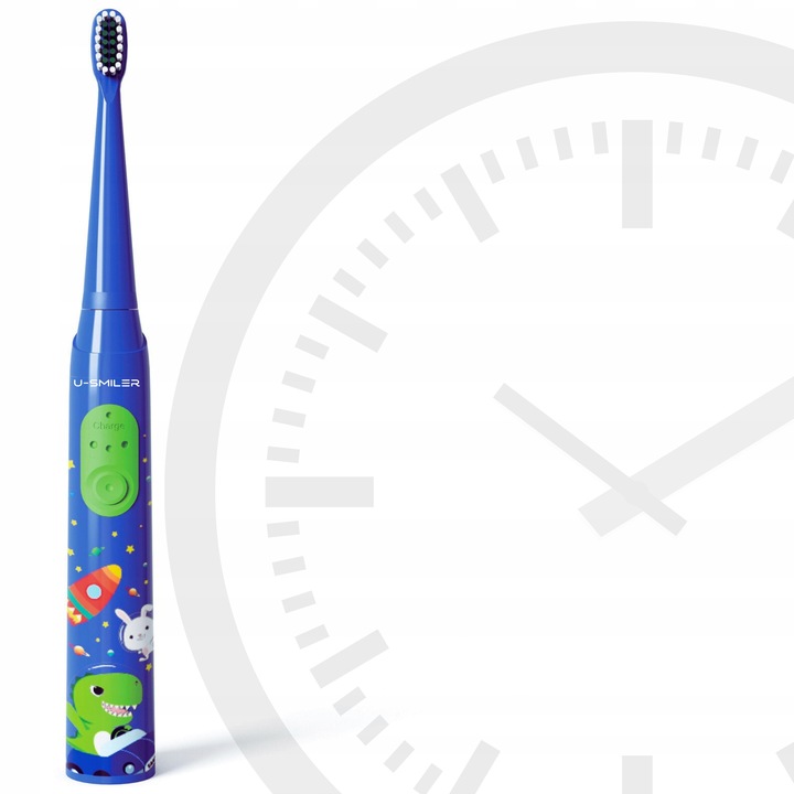 SZCZOTECZKA SONICZNA DLA DZIECI ELEKTRYCZNA DO ZĘBÓW 3 TRYBY 4 KOŃCÓWKI