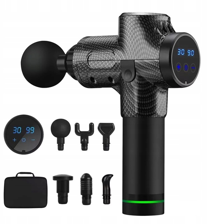 PISTOLET DO MASAŻU MOCNY MASAŻER MASSAGE GUN PRO