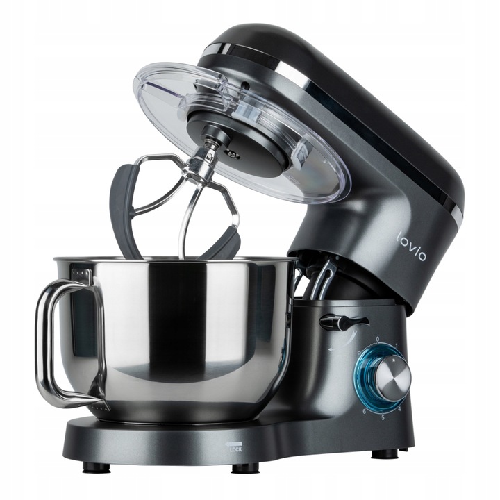 Robot planetarny MIKSER Z MISĄ kuchenny 6,2L 1900W MOCNY TRWAŁY AKCESORIA