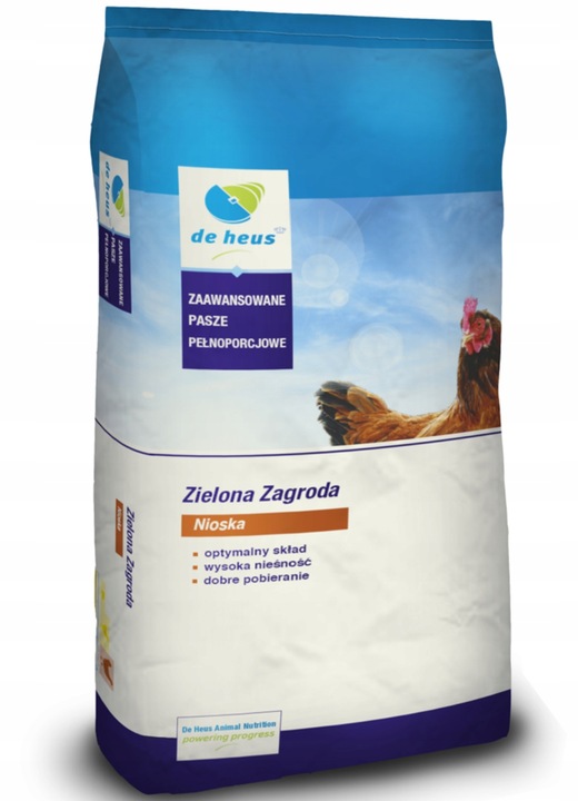 Zielona zagroda pasza dla niosek granulat 25kg De Heus