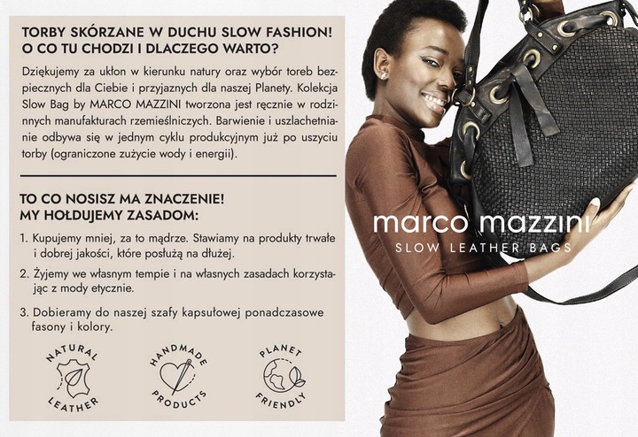 Torba SHOPPER SKÓRZANA torebka A4 MARCO MAZZINI