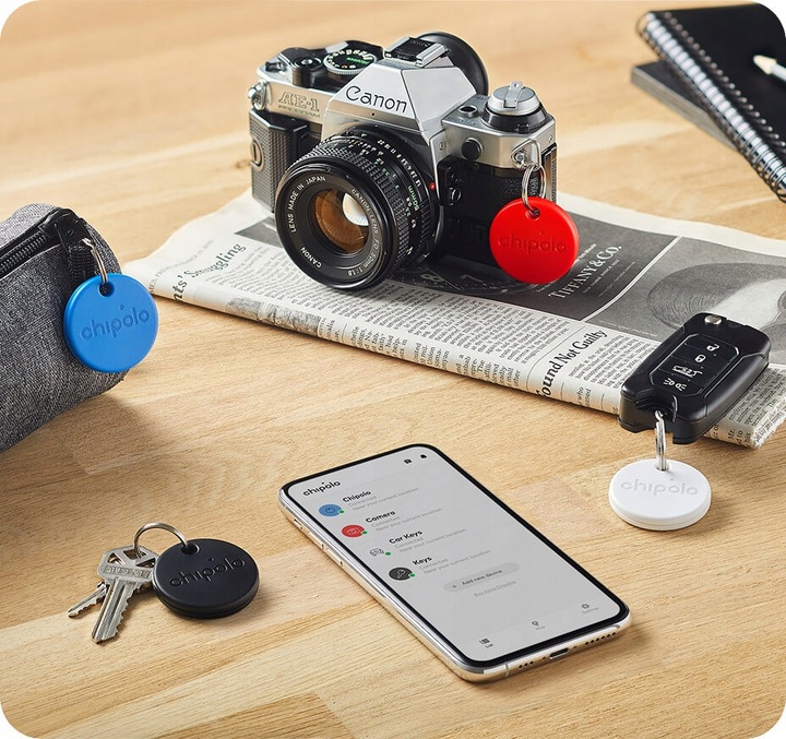 Kompaktowy lokalizator Chipolo ONE 4-pak