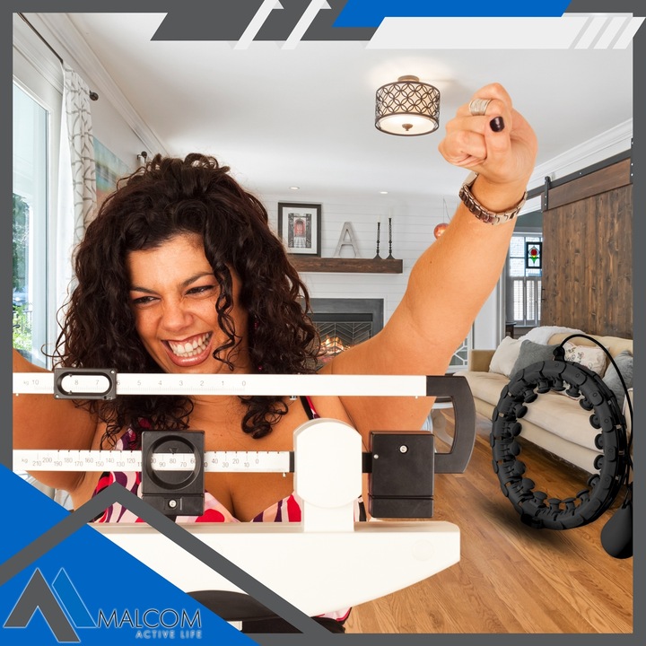 HULA HOP ODCHUDZAJĄCE Z OBCIĄZENIEM WYPUSTKI MASAŻER METALOWE ŁOŻYSKA SMART