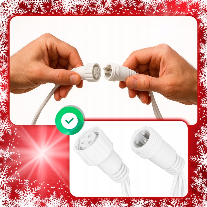 SOPLE 500 LED LAMPKI MULTIKOLOR + FLASH 23m GIRLANDA Świąteczna Kurtyna