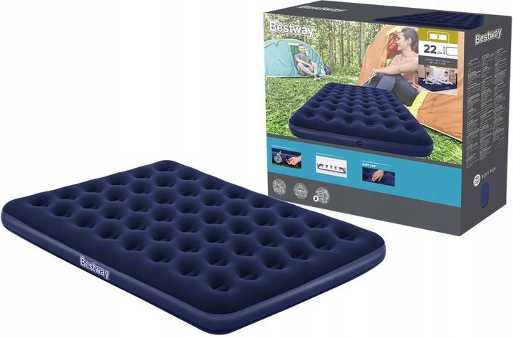 Materac 2 os. 203x152x22 BESTWAY NOWY MODEL 67003