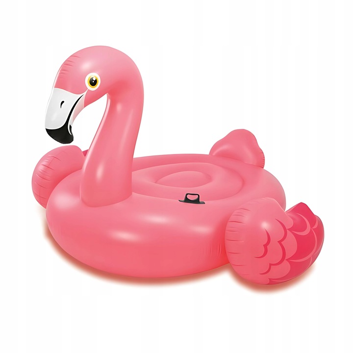 DMUCHANY MATERAC FLAMING Z UCHWYTAMI INTEX 57558 DUŻY XXL do wody pływania