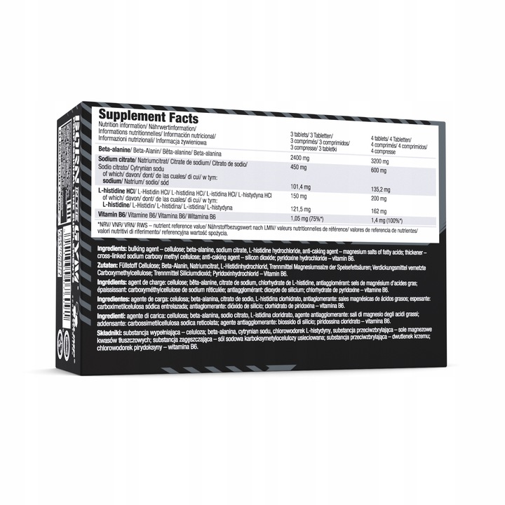 OLIMP BETA-ALANINE CARNO RUSH 2x80tab WYTRZYMAŁOŚĆ