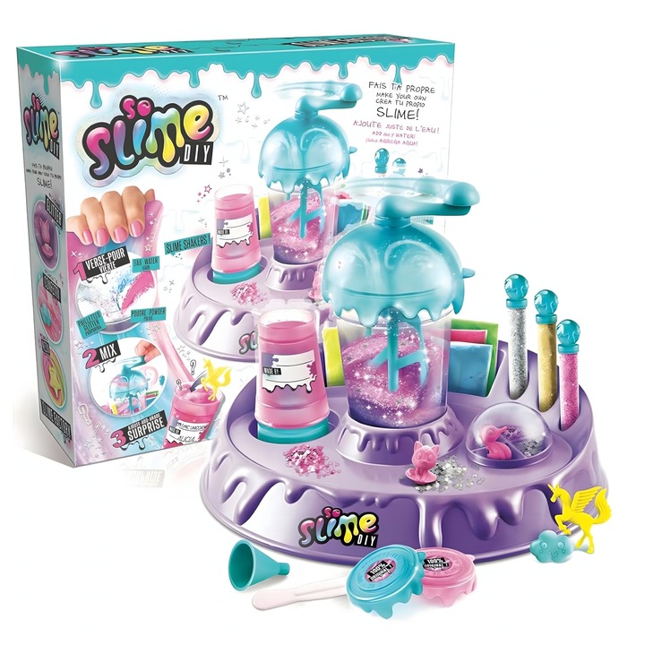 Zestaw Slimy Slime Fabryka Mikser Do Robienia Glutów Dla Dzieci Brokat DIY