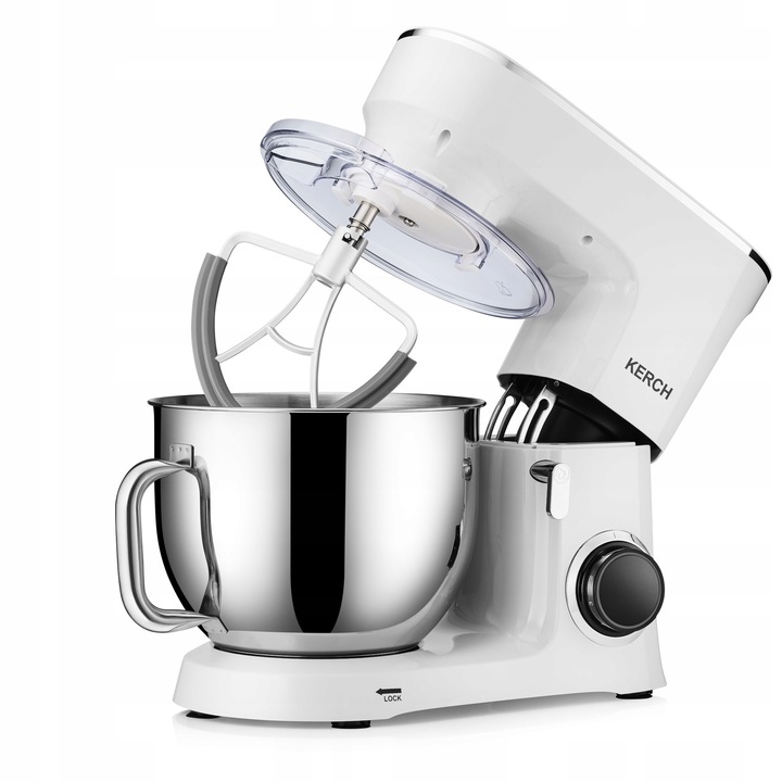 ROBOT KUCHENNY PLANETARNY MIKSER Z MISĄ KERCH BAKER WHITE 7L