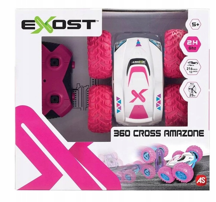 SILVERLIT Exost 360 CROSS AMAZONE AUTKO AUTO ZDALNIE STEROWANE PILOT RC LED