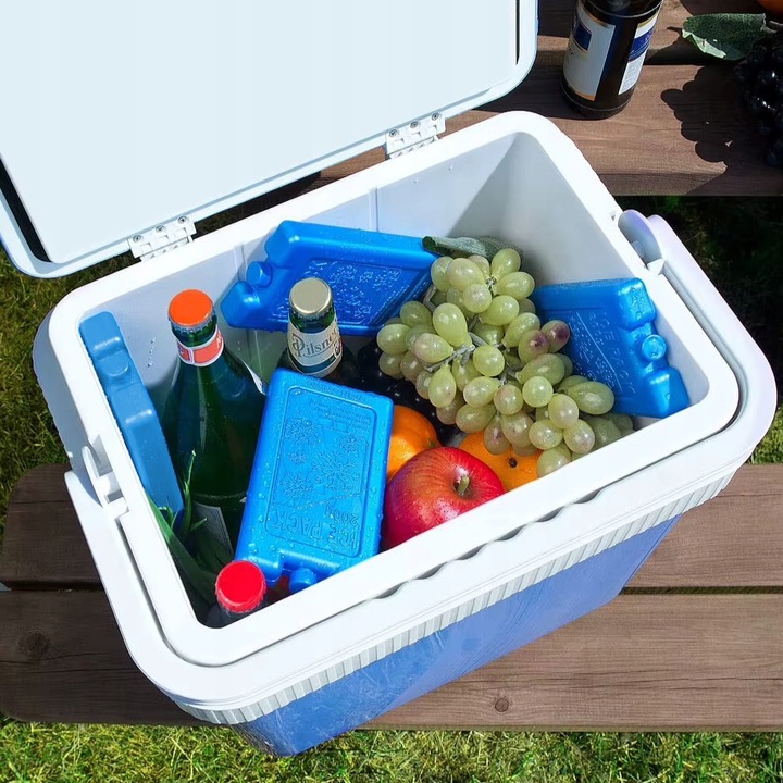 10x DUŻY WKŁAD MROŻĄCY CHŁODZĄCY ŻELOWY DO LODÓWKI TURYSTYCZNEJ 400ml 400G