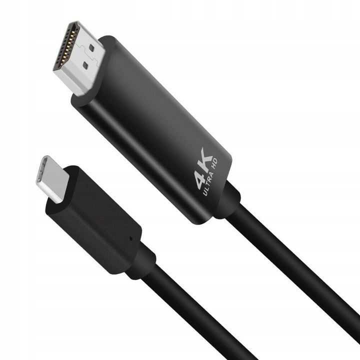 KABEL PRZEWÓD ADAPTER PRZEJŚCIÓWKA USB-C 3.1 TYP C DO HDMI 4K MHL 200cm TV