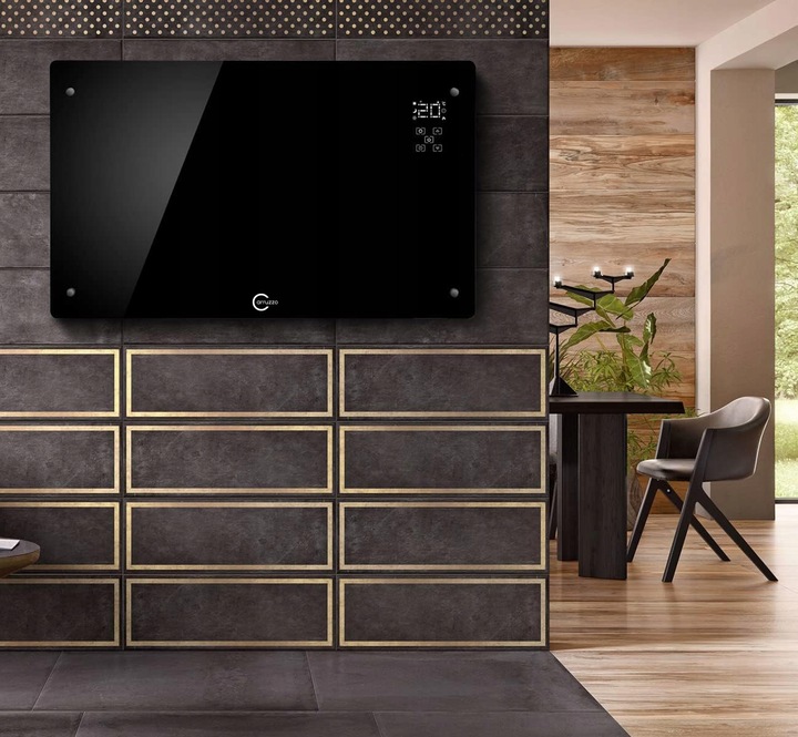 GRZEJNIK Panelowy 2500W KONWEKTOROWY Energooszczędny SZKLANY Elektryczny