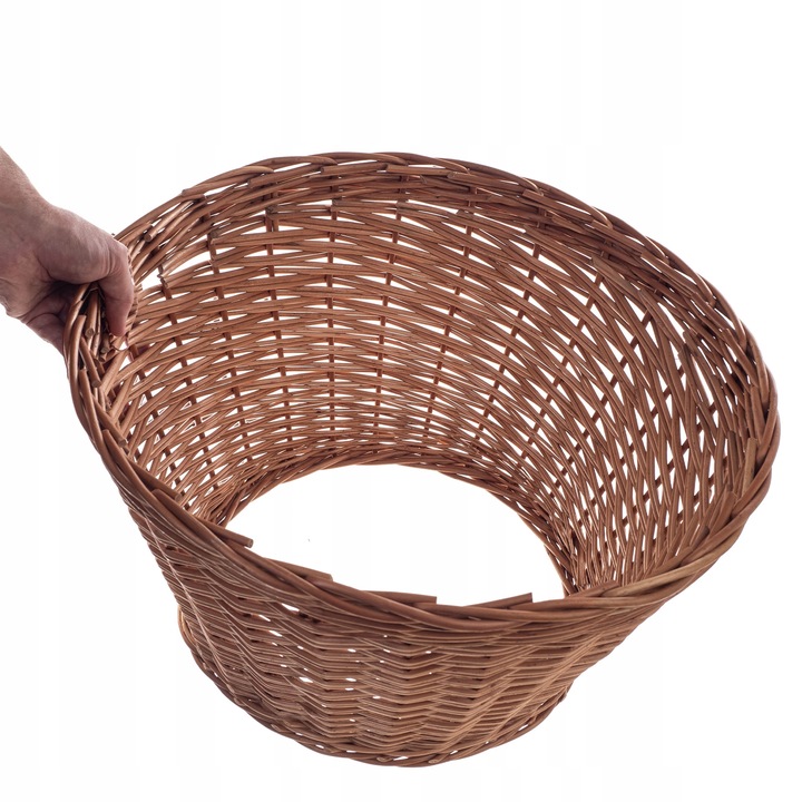 OSŁONA NA STOJAK CHOINKOWY WIKLINOWA 55 cm OSŁONKA POD CHOINKĘ KOSZ BOHO