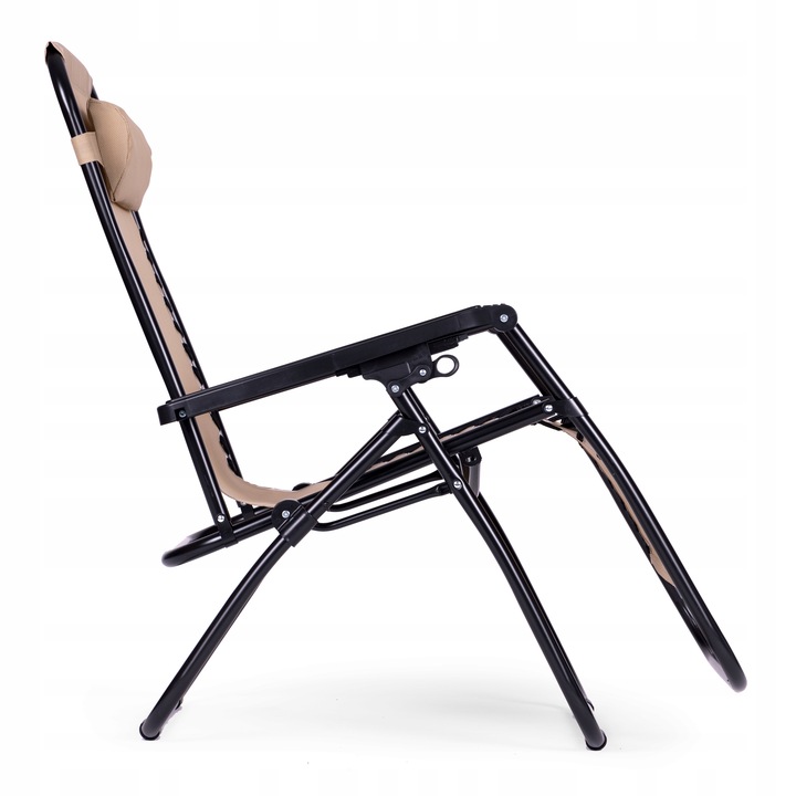 LEŻAK FOTEL OGRODOWY PLAŻOWY SKŁADANY REGULOWANY ZERO GRAVITY WODOODPORNY