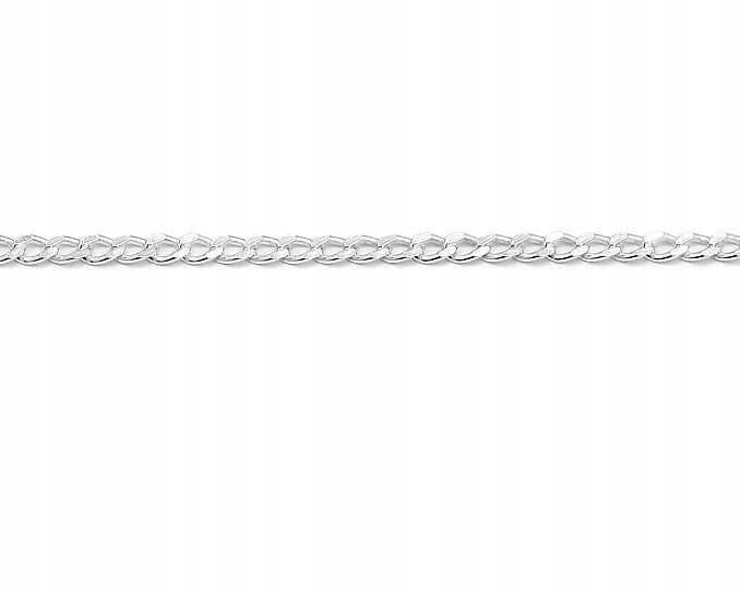 Srebrny Łańcuszek PANCERKA PD0,5 dł. 45cm szer 1,9mm pr.925 chrzest komunia
