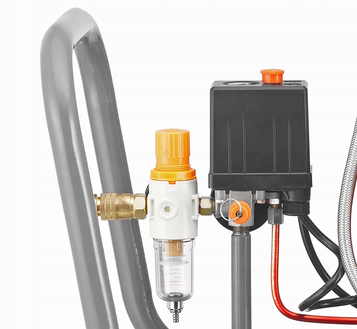 KOMPRESOR BEZOLEJOWY SPRĘŻARKA SEPARATOR 50L CICHY 60dB Majster Polska 0064