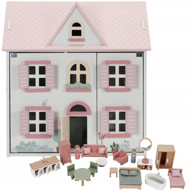Little Dutch duży, drewniany domek dla lalek [LD7117]
