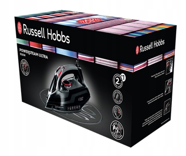 Żelazko Russell Hobbs PowerSteam 20630-56 moc 3100W 3m przewód STRAŻAK