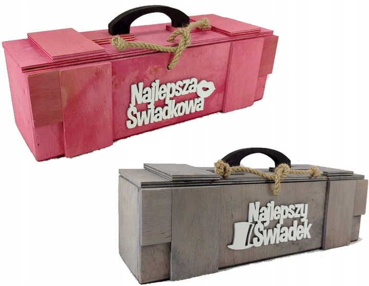 SKRZYNKA NA ALKOHOL PODZIĘKOWANIE DLA ŚWIADKÓW