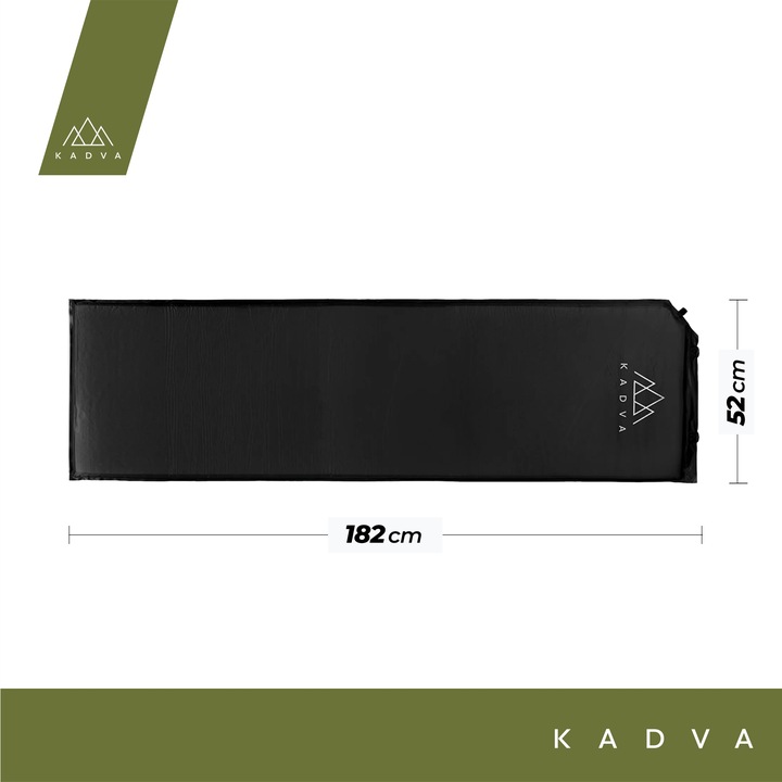 Mata samopompująca KADVA Aero czarnyOS TURYSTYCZNA WYSOKA JAKOŚĆ MATERIAŁU!