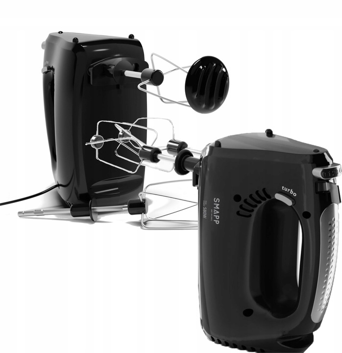 MIKSER RĘCZNY 451.4 CZARNY SMAPP POLSKI PRODUKT 580W