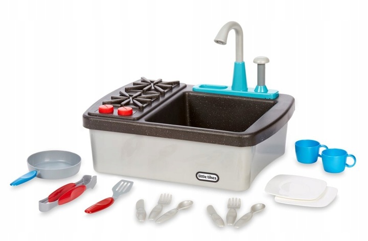 LITTLE TIKES Zlewozmywak Kuchnia Obieg wody 13 AKC