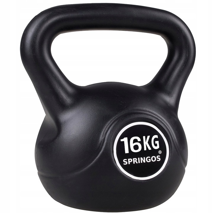 KETTLEBELL DO ĆWICZEŃ 16 KG KULA KETTLE HANTLA FITNESS ABS HANTEL CIĘŻAR