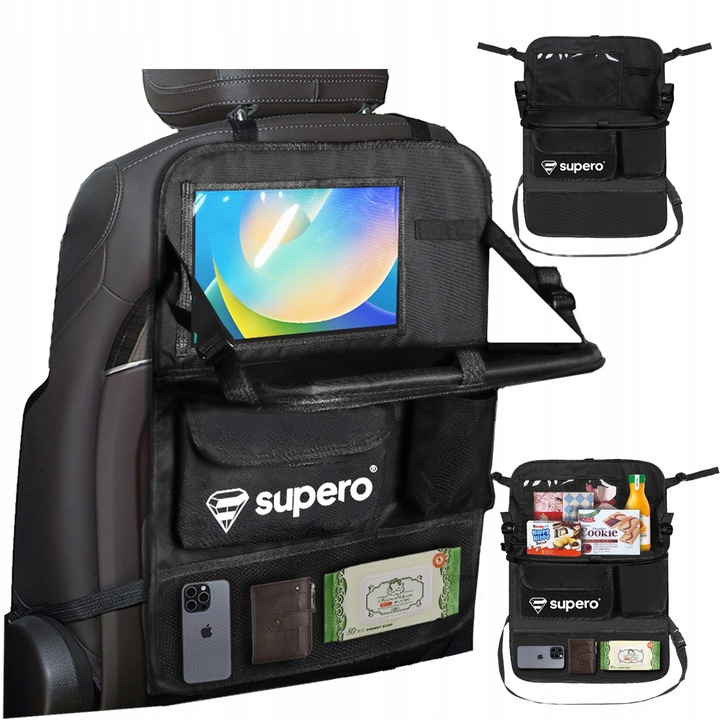 Organizer samochodowy na fotel oparcie tył dla dziecka do auta ochraniacz