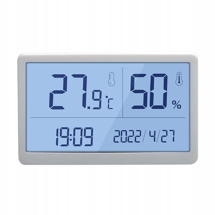 TERMOHIGROMETR WILGOTNOŚCIOMIERZ HIGROMETR TERMOMETR WILGOTNOŚĆ TEMPERATURA