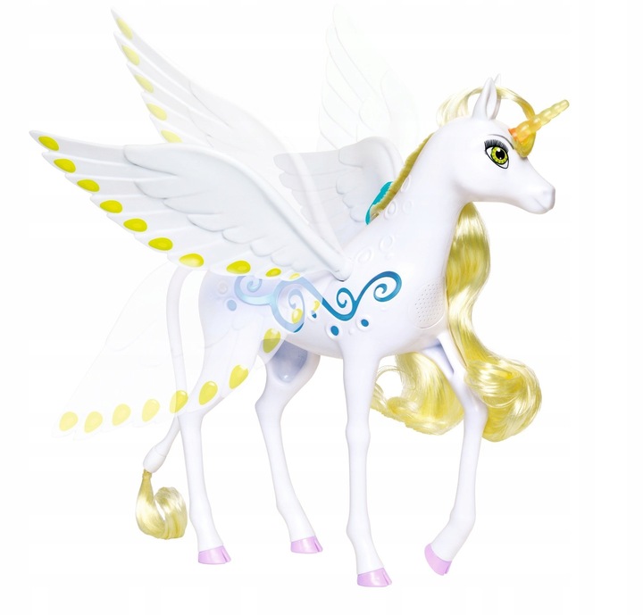 MIA I JA JEDNOROŻEC ONCHAO FIGURKA Z RUCHOMYMI SKRZYDŁAMI ŚWIATŁO DŹWIĘK