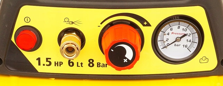 STANLEY KOMPRESOR BEZOLEJOWY SPRĘŻARKA 6L 8 bar