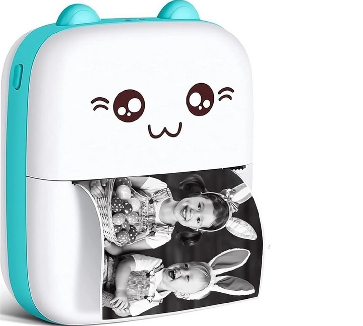 Smart band 6 Smartwatch Niebieski + Drukarka Termiczna Drukuś