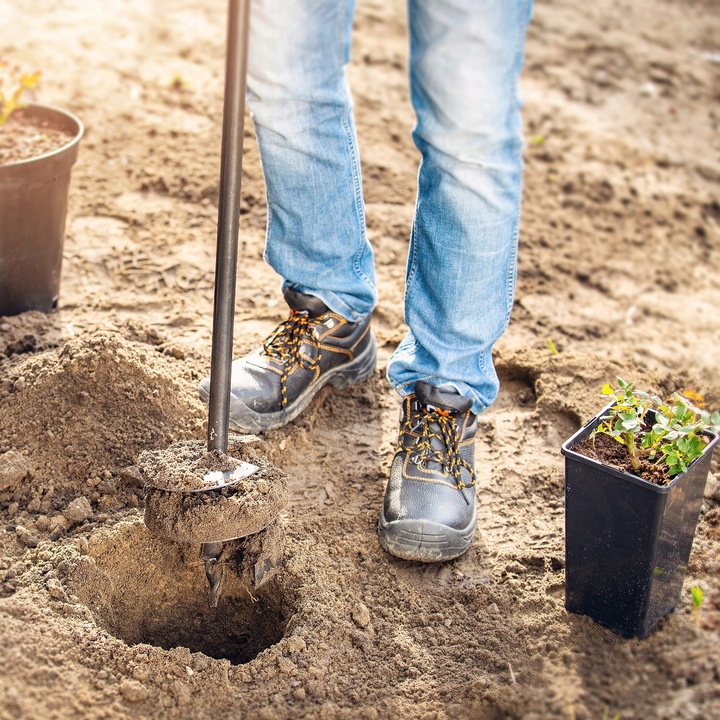ŚWIDER RĘCZNY DO ZIEMI GRUNTU GLEBY DOŁOWNIK 150mm