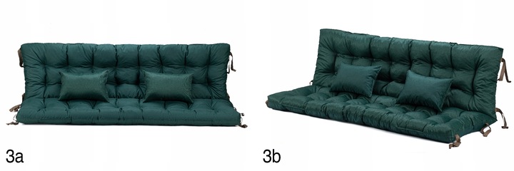 Poduszka na ławkę/huśtawkę ogrodowa wymiar 170x50x70 Wysoka Jakość