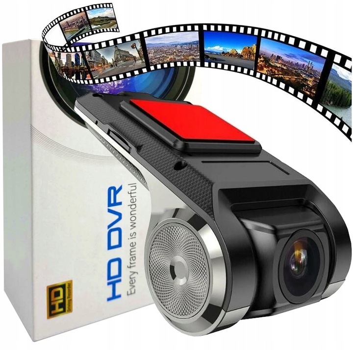 WIDEO REJESTRATOR JAZDY KAMERA SAMOCHODOWA ANDROID ANYTEK DVR HD 1080P ADAS