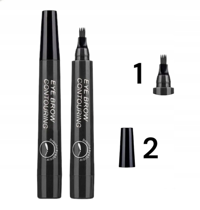 KREDKA DO BRWI MARKER EYEBROW CZARNY WODOODPORNY