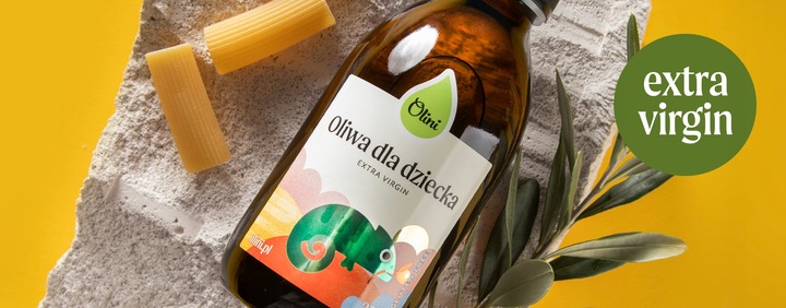 Oliwa z oliwek dla dzieci 100 ml Tłoczona na zimno, nierafinowana