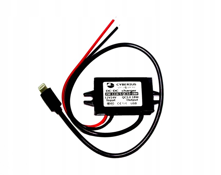 WZMOCNIONA ładowarka 12V x 1x5V/3,6A IPHONE